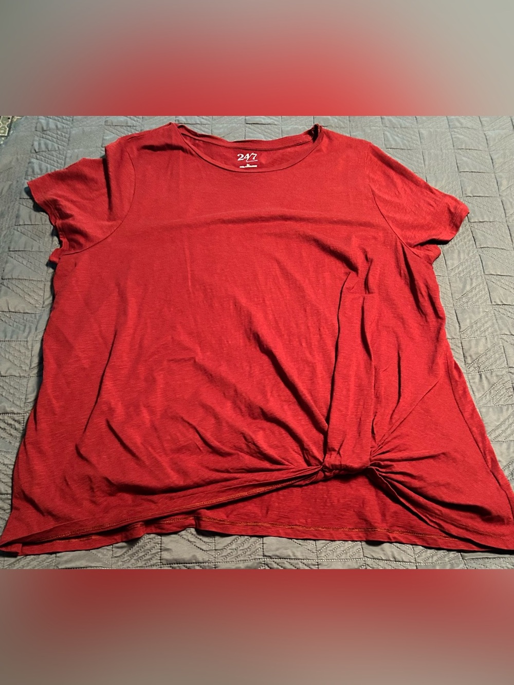 Plus size Maurice’s twisted hem blouse 3X